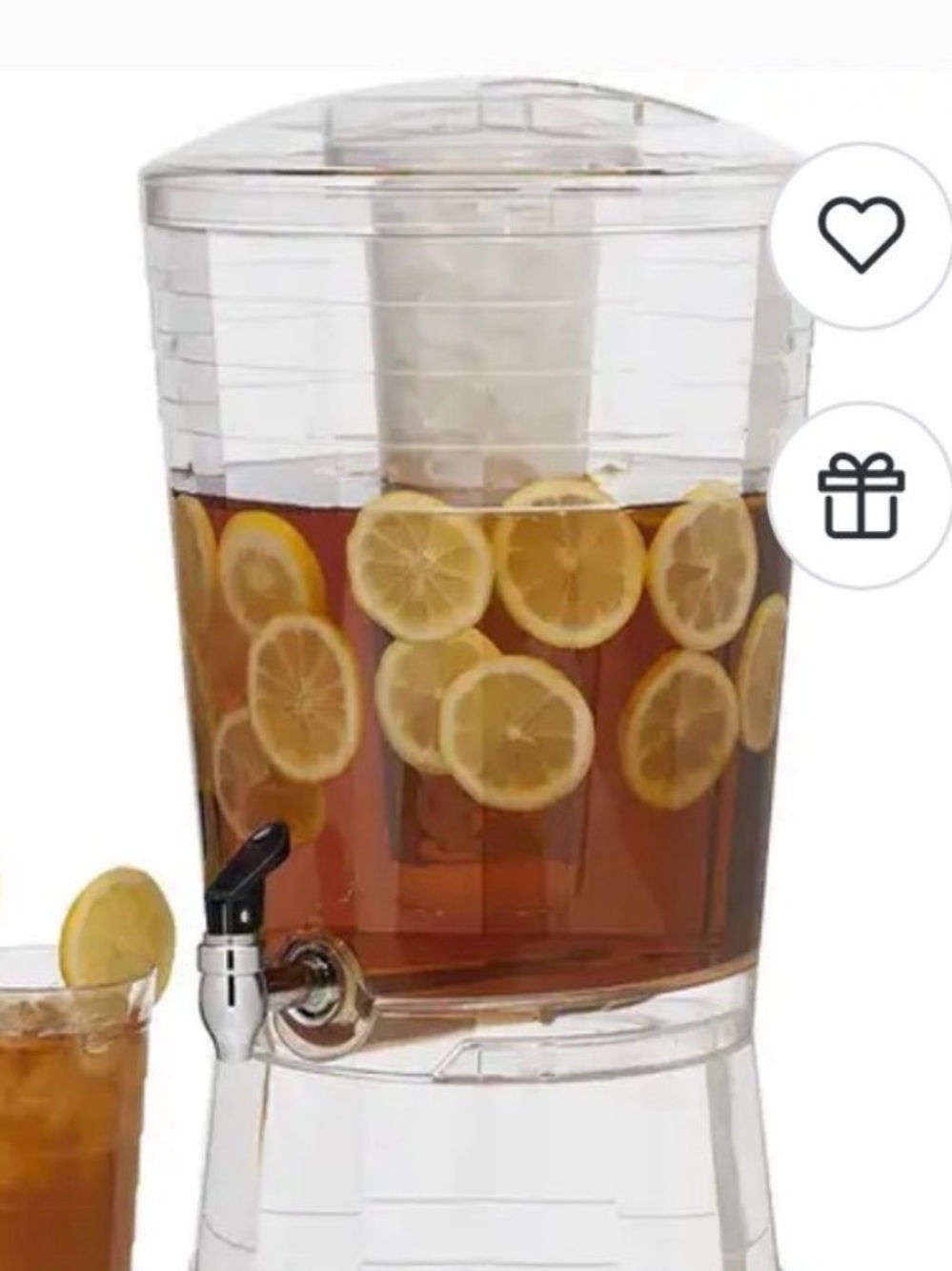 Acrylic 3.5 gallon Beverage Dispenser